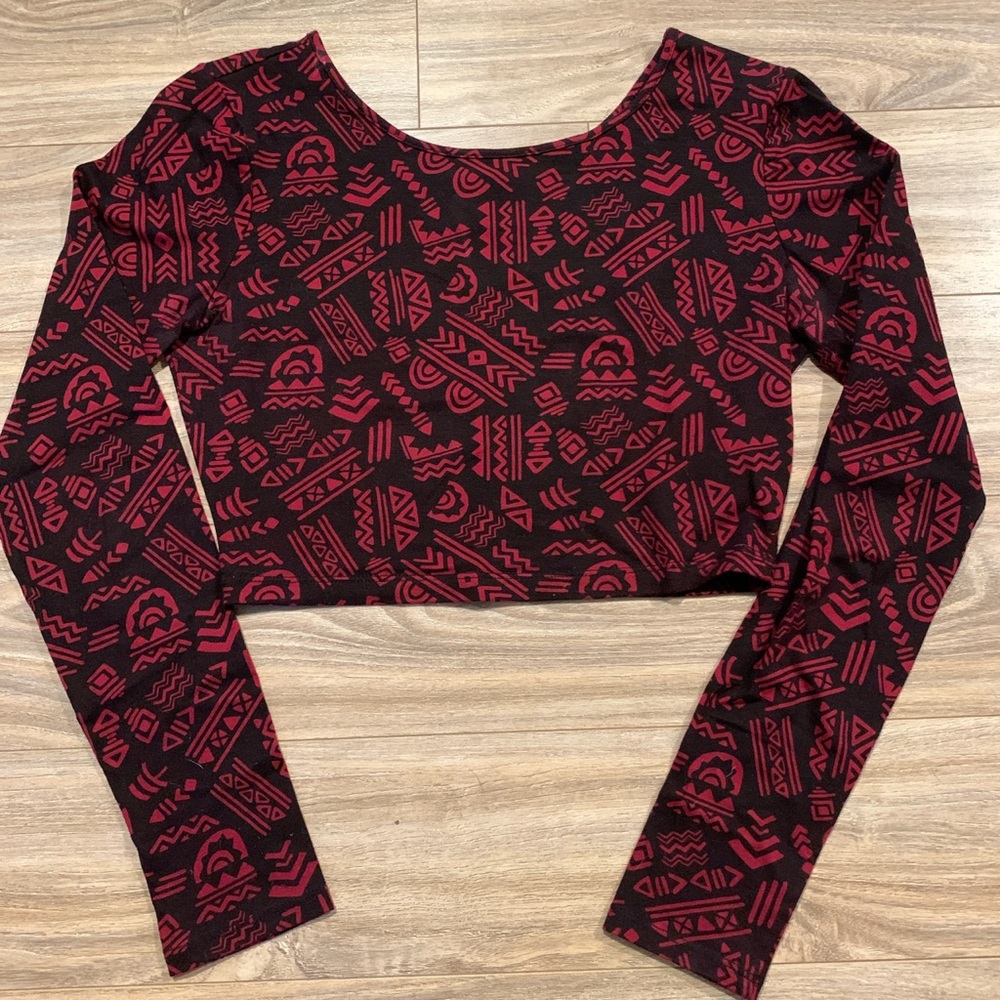Long Sleeve Crop Top